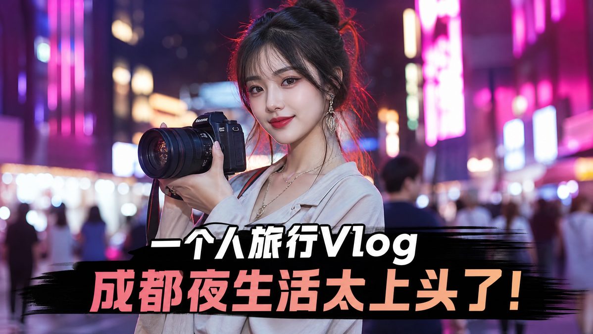 探花城市夜景Vlog视频教程
